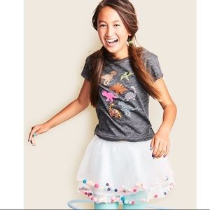 💗HP💗Cat and Jack Tutu Skirt with Pom Poms💗